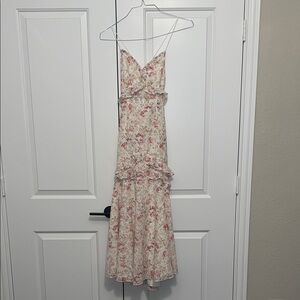 Floral Maxi Dress with Spaghetti Straps